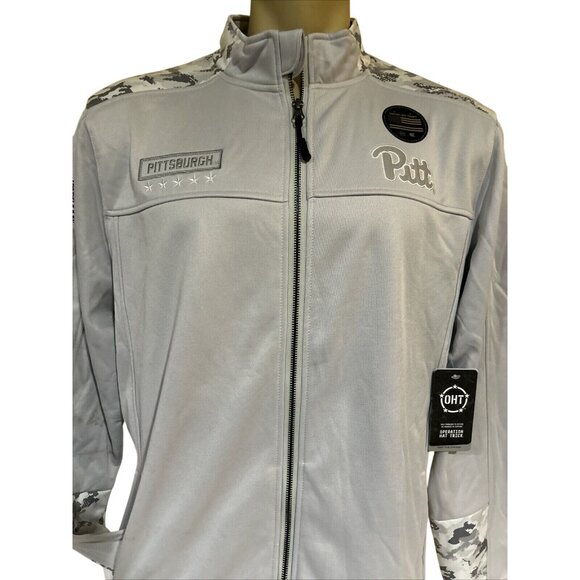 NEW Pittsburgh Pitt Panthers Colosseum Athletics Camo Full Zip Jacket Men's L - Picture 5 of 8